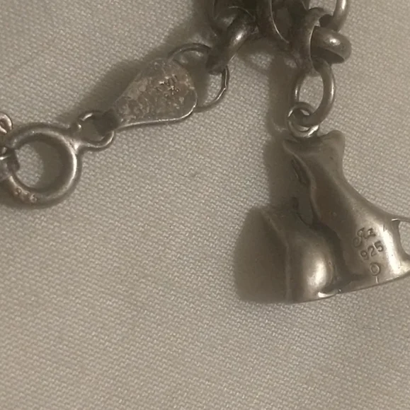 Silver SS925 Kitty Cat & Mama Cat 3-D Charm For Bracelet Or Pendant For Necklace - Picture 11 of 11